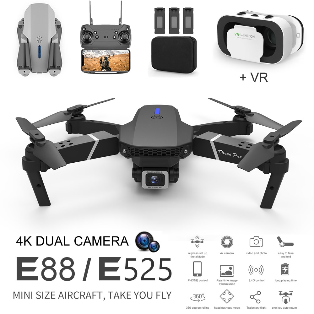 E88 Easy Fly ̴ VR FPV , 4K װ , RC ..